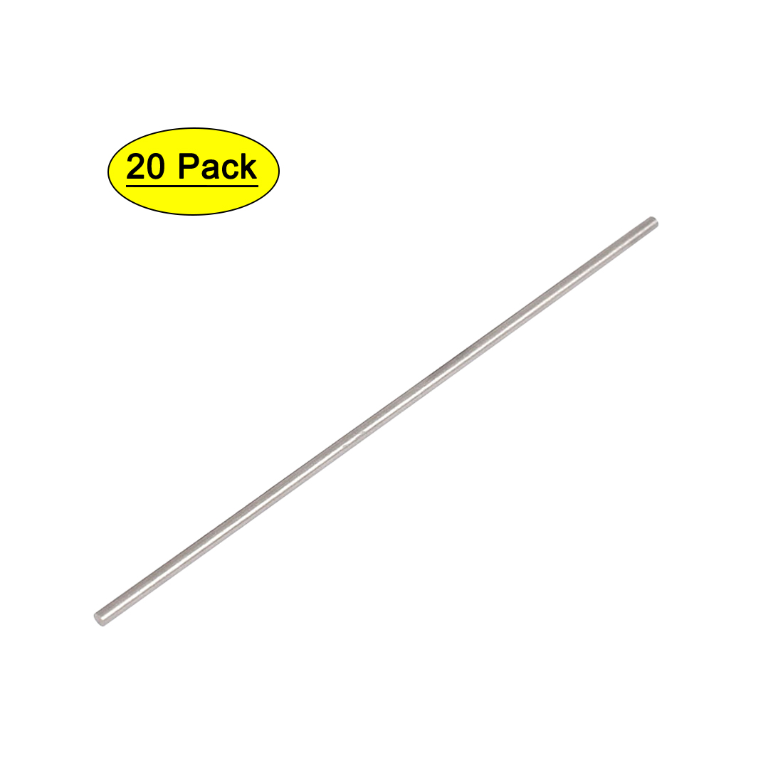 20 Pcs 1.9mm Diameter High Speed Steel Round Lathe Turning Tool Bars 20 Pcs 1.9mm Diameter High Speed Steel Round Lathe Turning Tool Bars